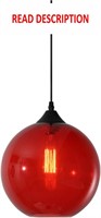 $50  Glass Ball Pendant Light  E26 Loft  Mini Glob