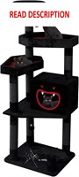 $150  Gothic Cat Tree  Coffin Bed  62.5 Black