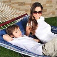 Quilted Fabric Hammock WITH/Spreader Bar and