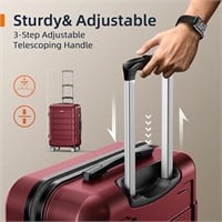 $140 SHOWKOO Luggage PC+ABS Durable Expandable