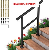 $60  Wrought Iron Handrail for 2-3 Steps  Style A