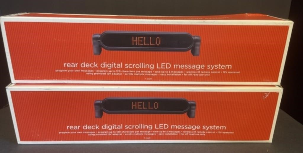 Scrolling LED Message System