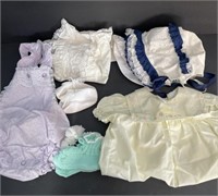 Vintage Baby Clothes and Blankets