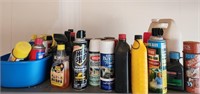 Shelf Contents, Oil, Spray Paint, Automotive