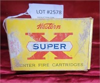 VTG. BOX OF WESTERN SUPER X 30-06 CASINGS