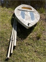 14 '  Single Sailboat Body and Aluminum Mast