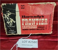 VTG. BOX OF HORNADY'S FRONTIER CARTRIDGES