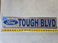 Ford "Tough Blvd." Sign