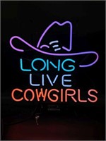Long Live Cowgirls Neon Sign