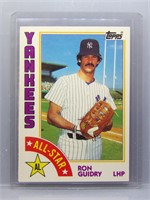 Ron Guidry All Star 1984 Topps Tiffany