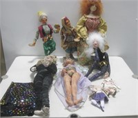 Various Assorted Vtg Dolls Tallest 24"