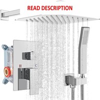 $148  Rainfall Shower System  Wall Mounted  12 Inc
