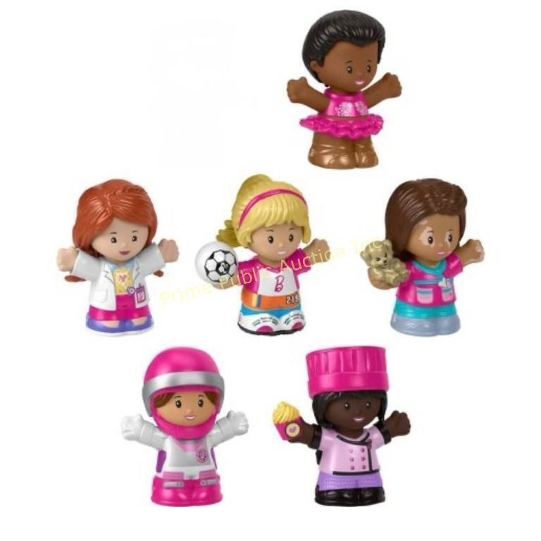 Fisher-Price $25 Retail 6Pk Little People Barbie