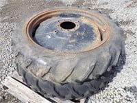 11.2-38 Goodyear Tractor Tire & Rim