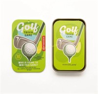 Kikkerland Golf Trivia Game