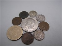 Lot of Assorted U.S. Vintage Coins - Some Silver!