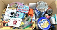 Treasure Box Lot Vintage Mainly Food Items- Pepsi+