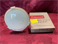 Vintage Polaroid flash break and diffuser