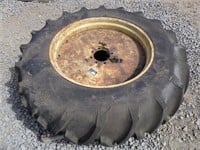 16.9-34 Firestone Tractor Tire & Rim