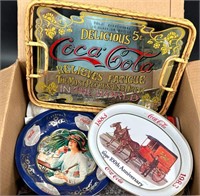 Coca-Cola Treasure Box Filled - Trays, Tins, Glass