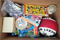 Mickey Mouse Treasure Box of Vintage Toys