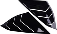 Rear Side Window Louvers Racing Style Triangular