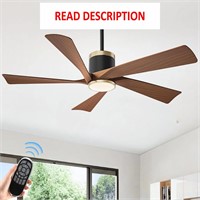 $170  52' Fan with Lights  Remote  5 Blade