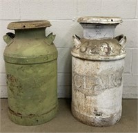 Vintage Metal Milk Cans