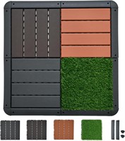 $35  Patio Deck Tiles  12*12 Grass 9pcs
