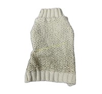 Generic $24 Retail Small Dog Knit Sweater, Cream