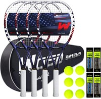 $96  27 Tennis Set: Racquet  Balls  Bag  4pc