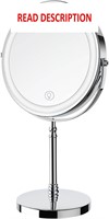 $43  8 Lighted Makeup Mirror  Rechargeable  1x/10x