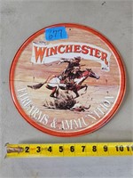 Winchester Arms Circular Sign