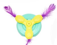 Kitty City Feather Spinner Cat Toy