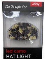Nifty LED Camouflage Clip-On Hat Light One Size