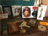 RELIGIOUS ITEMS, PICTURES, FIGURES