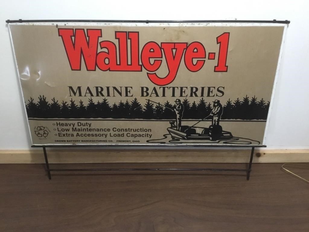 Walleye -1 Metal Sign