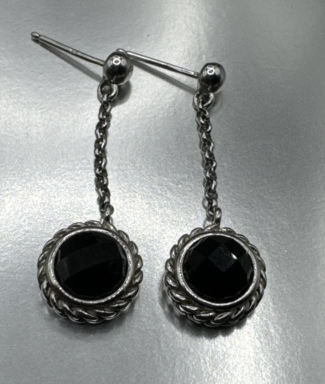 Stamped 925 Earring With Stone