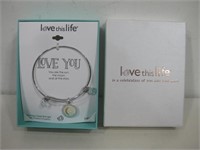 Love This Life Stainless Steel Bangle