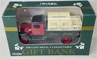 Collectable Gift - Die Cast Metal Coin Bank Truck