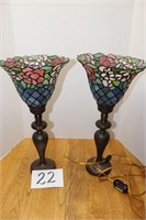 Pair of Torch Style Lamps