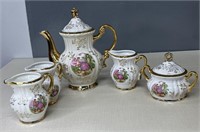 Vintage Japanese Romantic Tea Set Porcelain