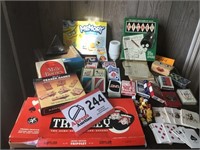 BOARD GAMES, CARDS, DICE
