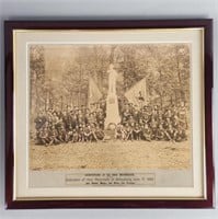 Framed Photo of 24th Michigan Gettysburg Reunion