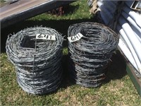 Barb wire spools