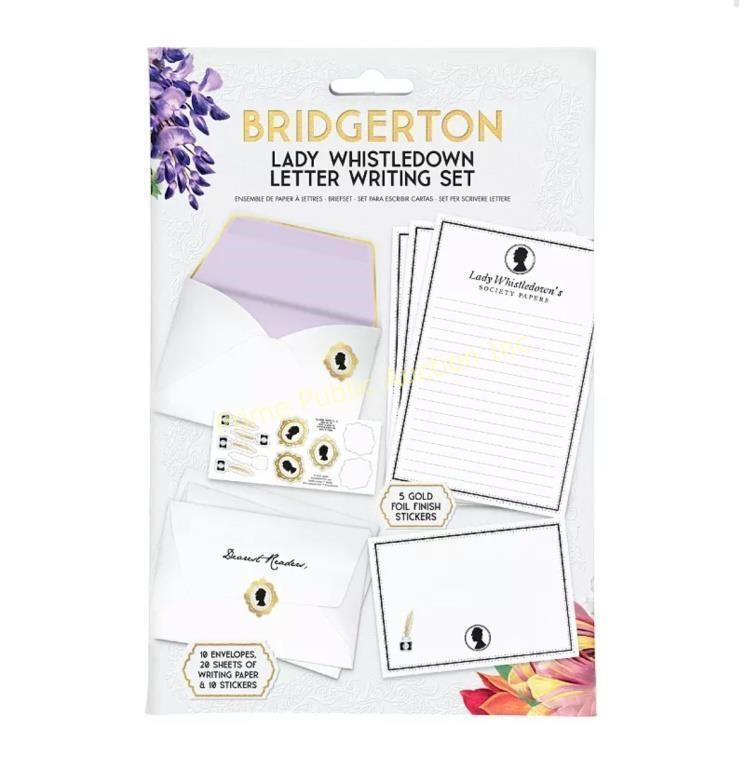 Paladone $25 Retail Bridgerton Letter Writing Set