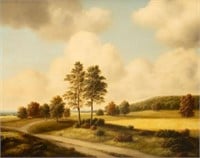 Very Large Landscape Painting by Thomas Locker.