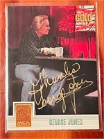 Authentic George Jones 1993 Autographed Card