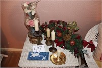 Wall Hanging and Items on Table