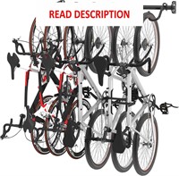 $80  FLEXIMOUNTS 6-Bike Rack  Wall Mount  300lbs
